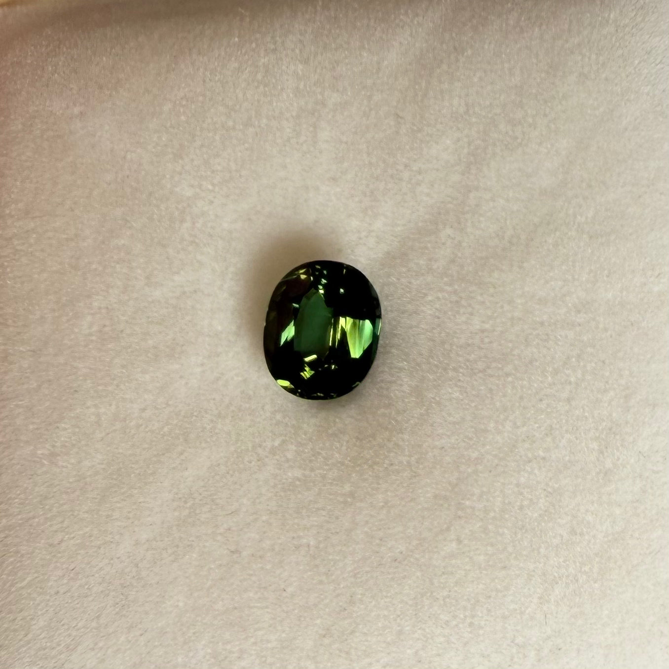 1.92ct Blue Green Oval Sapphire