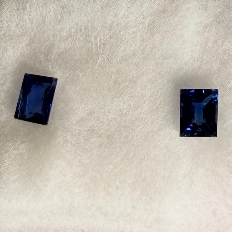 0.75ct Blue Oval Sapphire