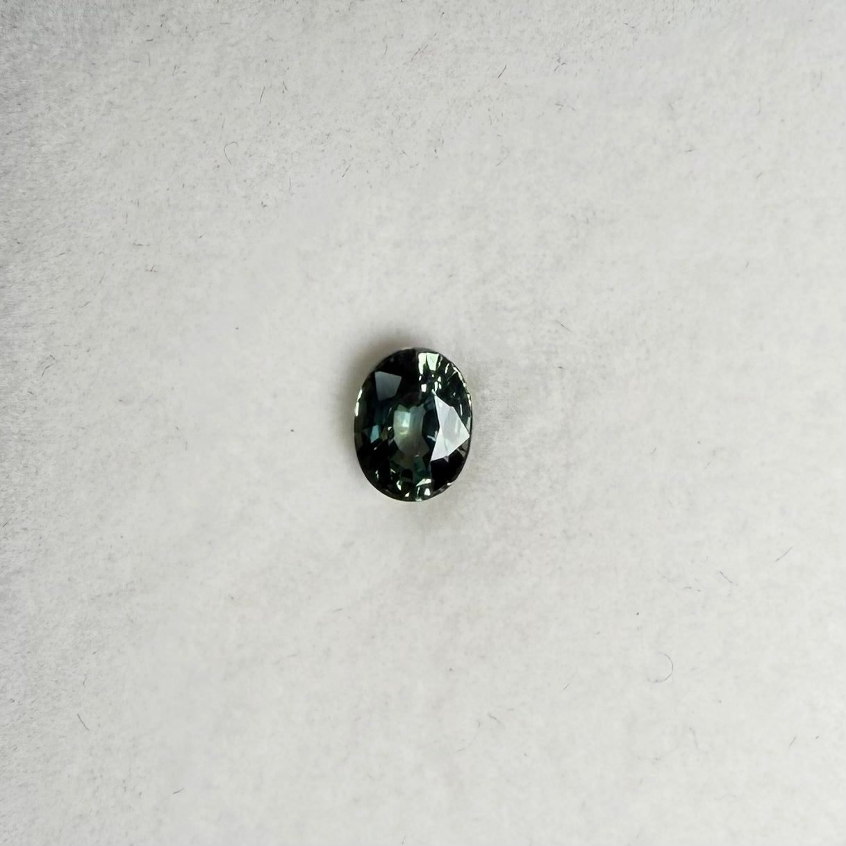 1.1ct Teal Oval Sapphire