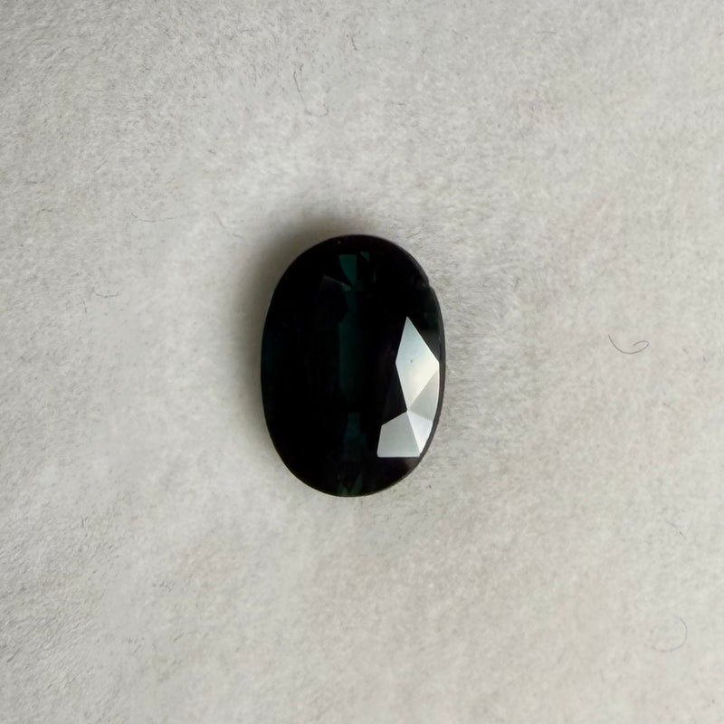 2.25ct Midnight Blue Oval Sapphire