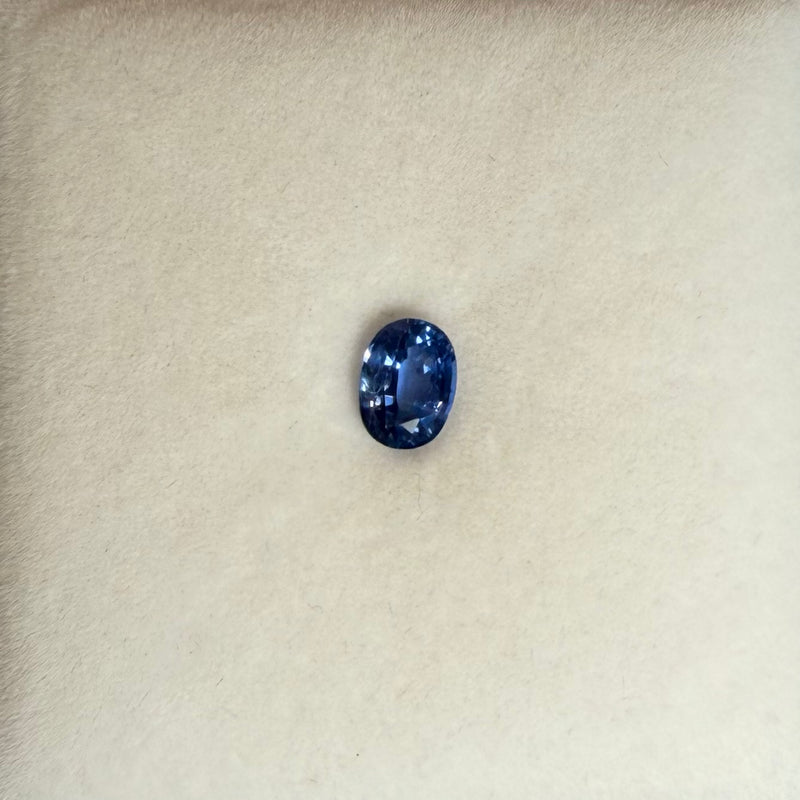 1.13ct Blue Oval Sapphire