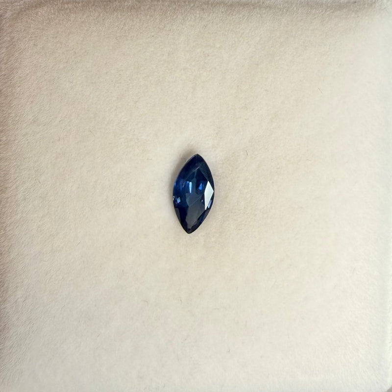 1ct Blue Marquise Sapphire