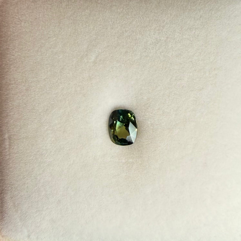 1.16ct Blue Cushion Sapphire