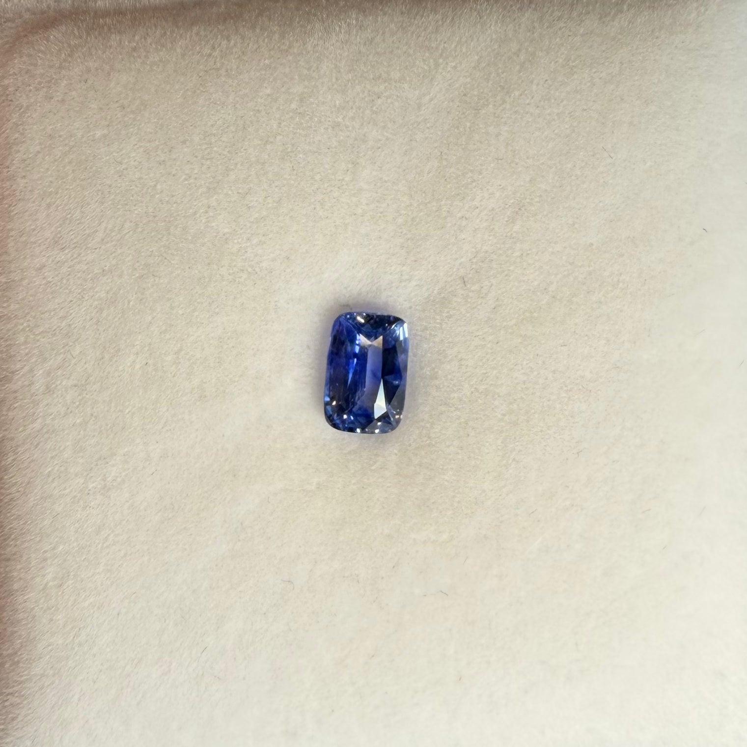 1.39ct Blue Cushion Sapphire