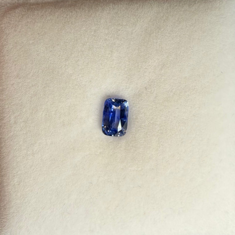 1.39ct Blue Cushion Sapphire
