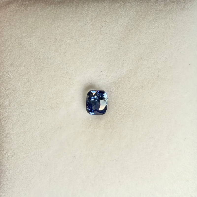 1.07ct Blue Cushion Sapphire