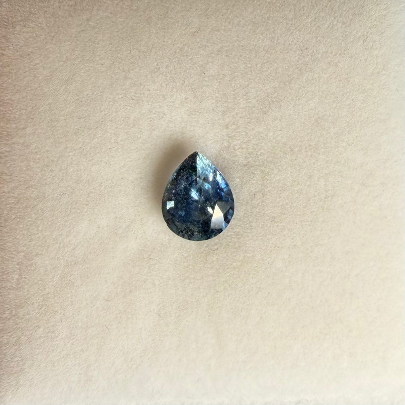 2.32ct Blue Pear Sapphire