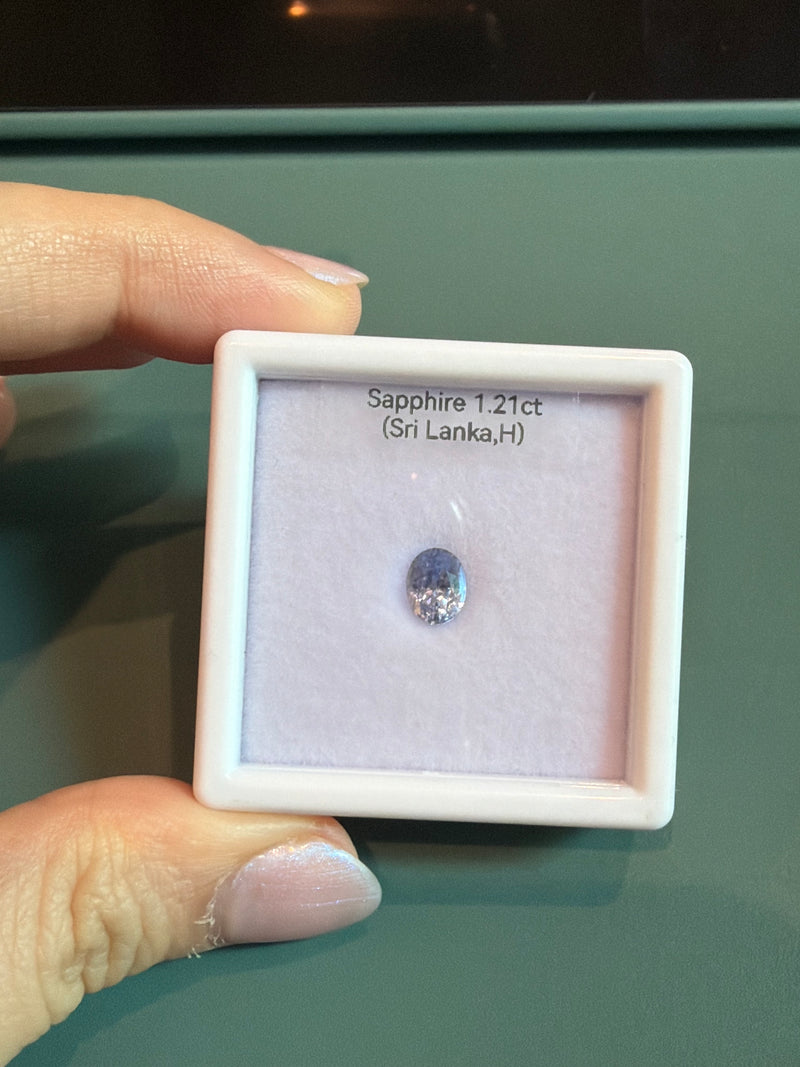 1.21ct Blue Sapphire