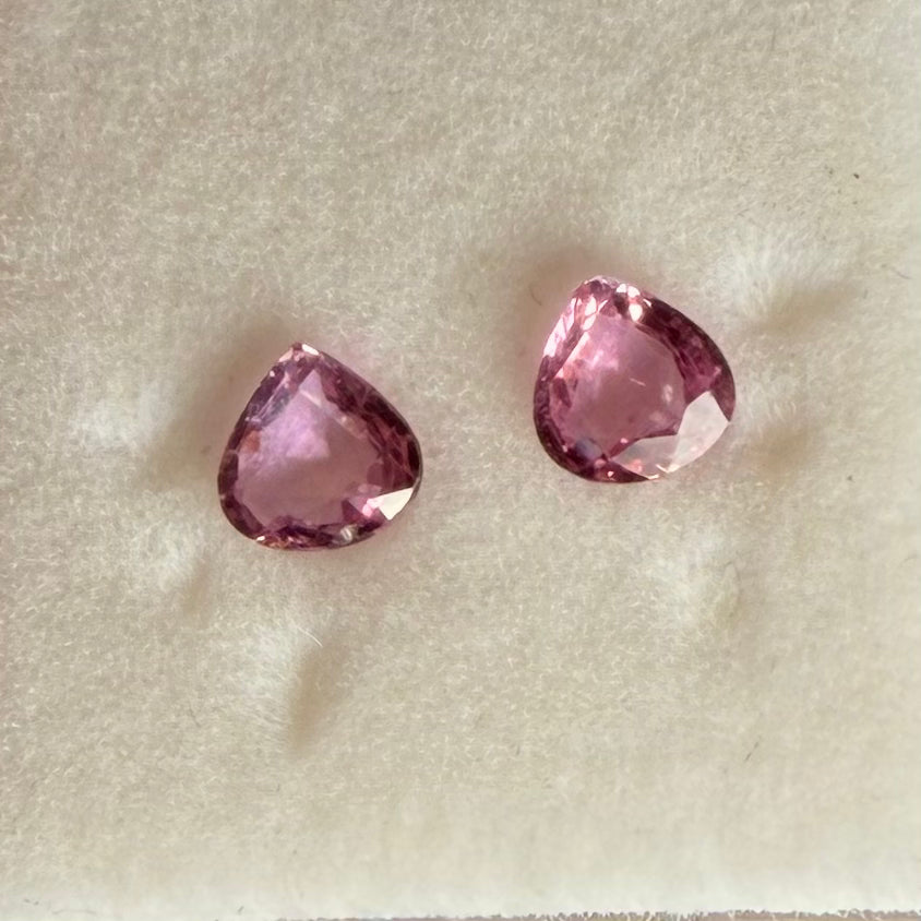 0.74ct Pink Pear Sapphire