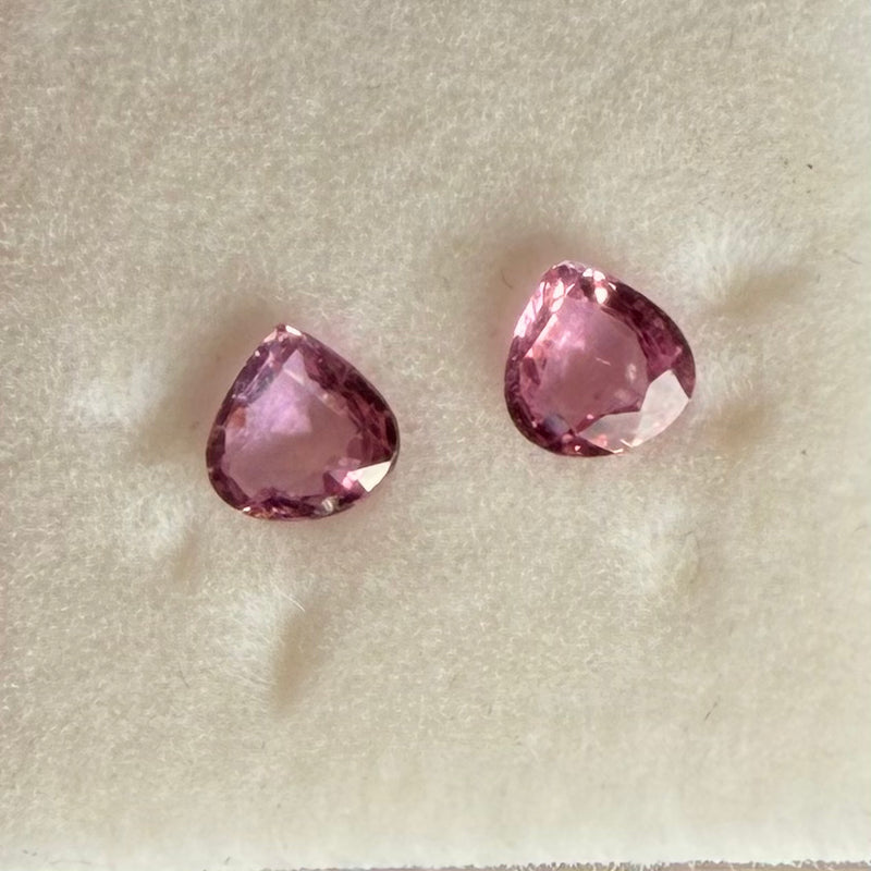 0.74ct Pink Pear Sapphire