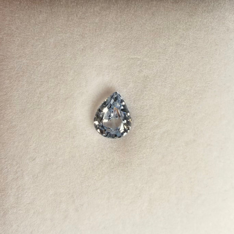 1.38ct Light Blue Pear Sapphire