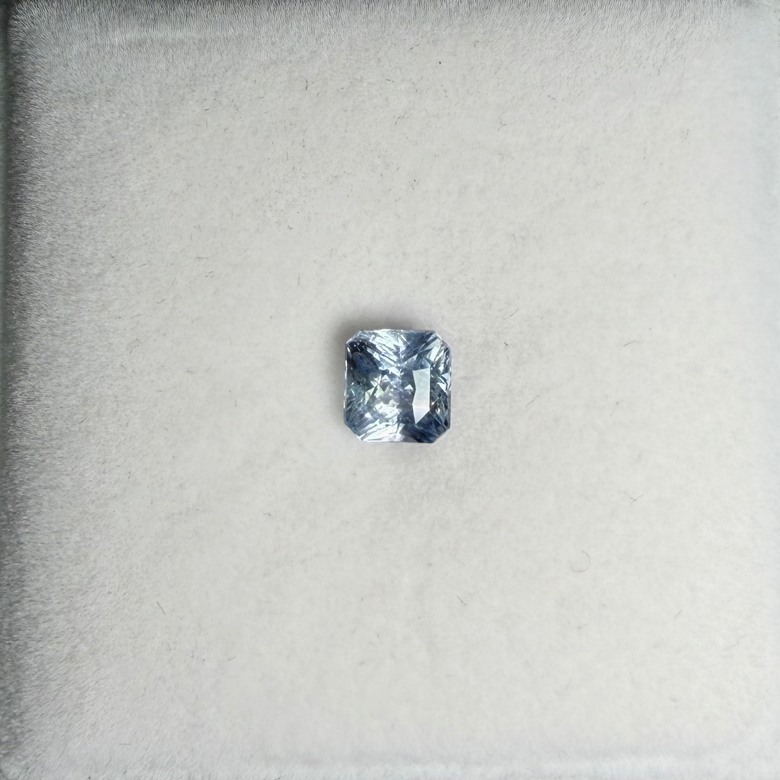 2.03ct Blue Octagon Sapphire