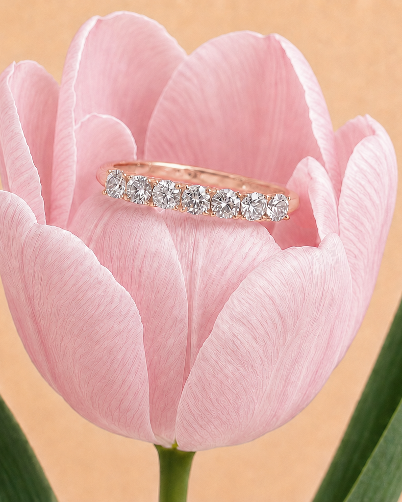 Tulip Eternity Ring