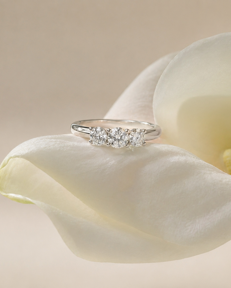 Bud Solitaire — 0.84ct Pink Sapphire