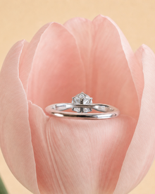 Tulip Solitaire Ring – 0.70ct Diamond